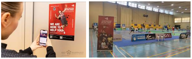 BWF Player Education & Dual Career (BeyondBadminton) - Activations at BWF International Tournaments